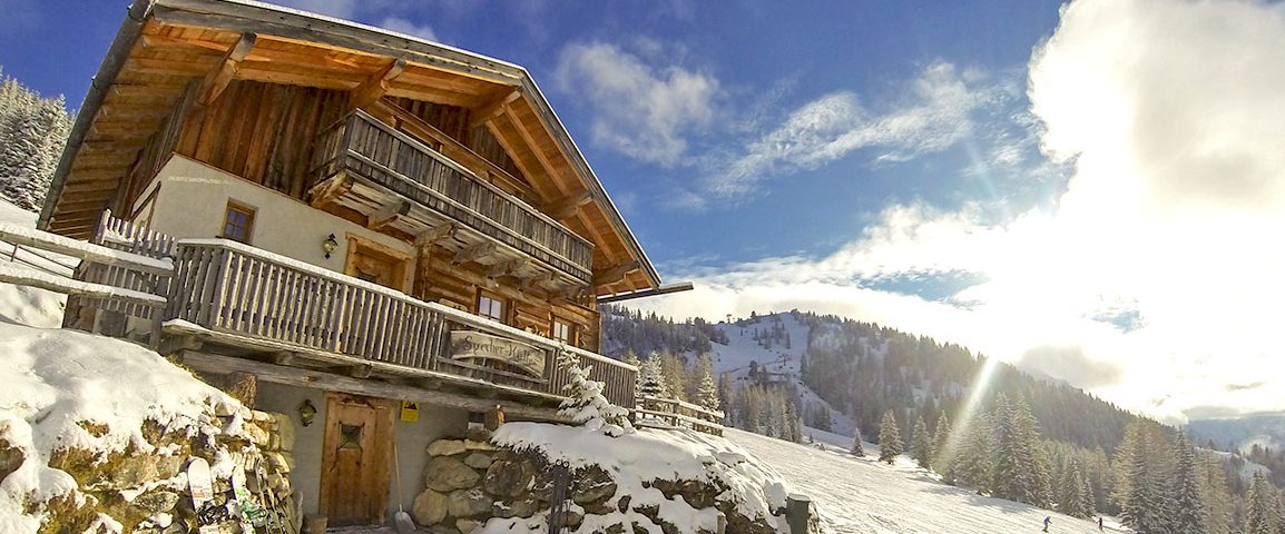 Hütte in Flachau im Winter